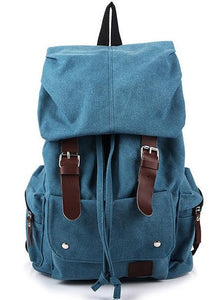 London Vintage Canvas Backpack