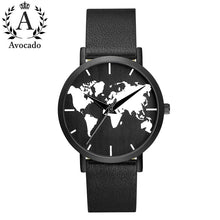 Osaka World Map Watch Black