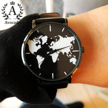 Osaka World Map Watch Black