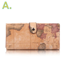 Vintage World Map Wallet