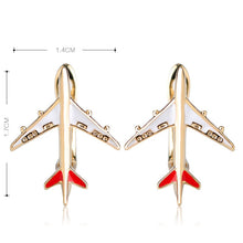 Jetsetr Gold Earring Stud Earrings